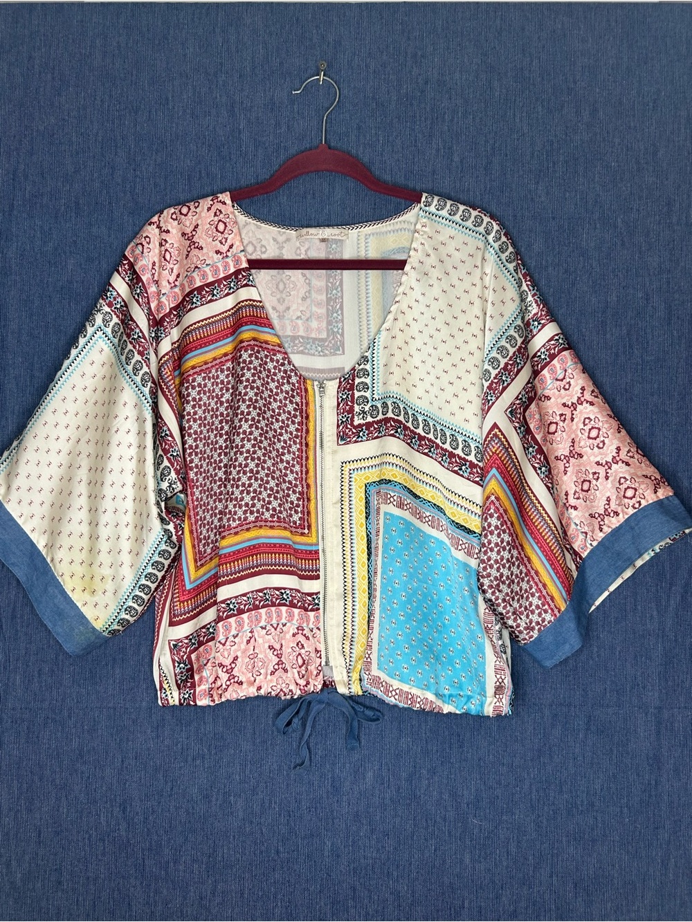 Willow Multicolor Boho Patchwork Tunic